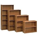 HON Two-Shelf Bookcase, 36x13-1/8x29-5/8, Medium Oak