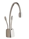 Insinkerator F-HC1100PN Polished Nickle Hot & Cold water dispenser. Lever handle, 2/3 gallon tank