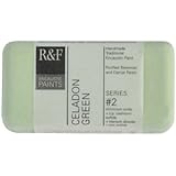 R&F Encaustic 40ml Paint, Celadon Green