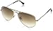Ray-Ban Aviator Classic, Gold/ Crystal Brown Gradient, 58 mm