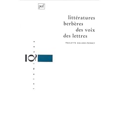 Litt�ratures berb�res : Des voix : Des lettres