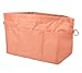Vercord Handbag Purse Tote Pocketbook Organizer Insert Zipper Closure 11 Pockets Light Orange Large