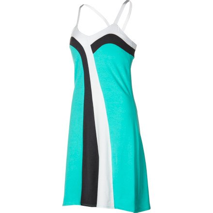 Soybu Women's Lilia Dress, Julep/White, Large On Sale