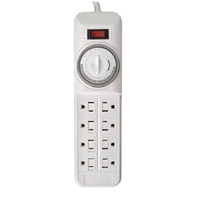 Woods 22575 24-Hour Power Strip Timer, 8-Outlets