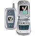 Motorola V980 Mobiltelefon UMTS silber