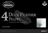 Silentnight Pack of 4 Duck Feather Pillows