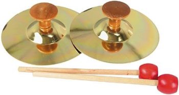 Childrens Toyshop  Musical Instruments : Sonor Brass Cymbals, 5 in