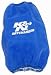 DryCharger Filter Wrap For Personal Watercraft Flame Arrestor Round Tapered 6 in. x 4.5 in. x 8 in. Blue