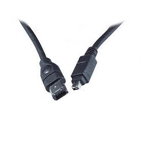 Ex-Pro�JVC Part VC-VDV206U Firewire iLink DV IEE1394 Cable Lead 1.8m [4-6 Pin]