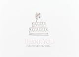 Mr & Mrs Wedding Thank You Cards 31M2NLBoWOL. SL160 Mr & Mrs Wedding Thank You Cards