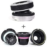 Lensbaby Composer Tilt & Focus Ball & Socket type Selective Focus Lens kit. for Nikon F Mount SLR's - with Lensbaby Optic Box Set Bundle for Composer, Muse, & Control Freak