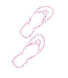 Flip Flops (Pink Glitter) 6