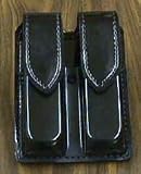 Safariland 77 Magazine Holder, Double 2 Mag Pch HiGls Blk Sz 83 Hid
