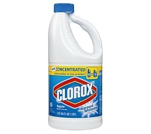 Clorox CLO 30769 Concentrated Regular Bleach, 64 oz Bottle (Case of 8)