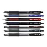 Zebra Sarasa Gel Retractable Blue Fine 0.5mm Roller Ball Pens 12 Pack (46720)