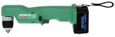 Hitachi DN12DYK 12-Volt Ni-Cad 3/8-Inch Cordless Right Angle Drill/Driver Kit