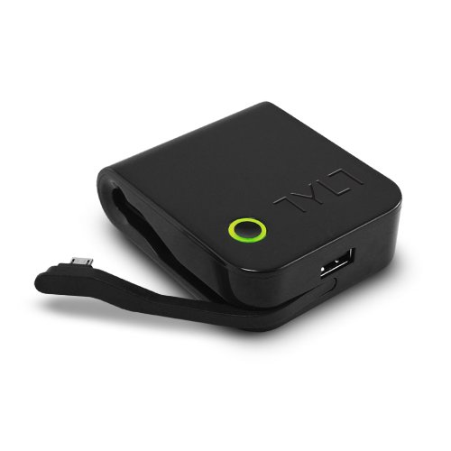 TYLT Energi SmartCharger with folding prongs and built in battery for Micro-USB Devices