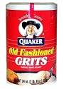 Quaker Old Fashioned White Grits 1 lb 8 oz. container - 6 Unit Pack