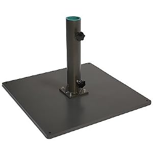 Greencorner Umbrella Base 84 Lbs Coated Steel Heavy Duty by 