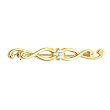 14K Yellow Gold Diamond Brooch - 0.08 Ct.