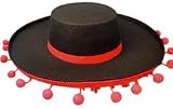 National Hats | Spanish Hat with Bobble Trim