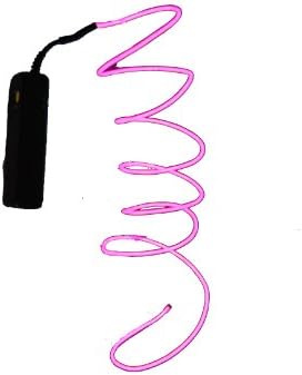 Pink Techno Strobe Batt-Op Electroluminesc