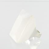 Image of Faceted Bevel Ring-White Jasper