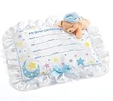 Baby Boy Birth Certificate Pillow For Nursery Wonderful Gift Item For New Baby