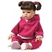 Reagan with Brown Hair and Brown Eyes