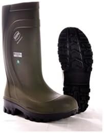 Bekina - Z040-7 - Boots, Steel Toe, PU, 16In, Green, 7, PR