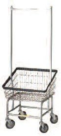 Front Load Laundry Cart w/Single Pole Rack Model Number 100T91