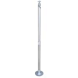VideoSecu 24-48 Inch Adjustable Tilt Swivel Bracket Long Drop Ceiling Mount Stand for CCTV Security Camera Home Surveillance System MCB48 1P4