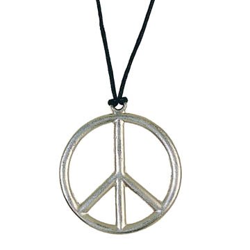 Peace-Zeichen / Anhänger aus Metall