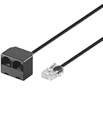 Produkt-Bild: Telefonkabel ISDN Modularverl&auml;ngerung RJ45 Stecker-Buchse 3m