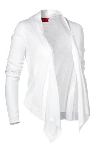 ESPRIT Maternity Damen Umstandsmode Pullover/ Strickjacke, D84504, Gr. 42 (XL), Wei&szlig; (100  Preisvergleich
