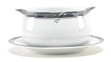 Nikko Ceramics Moonstone Gravy & Stand
