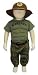 Marine Sergeant Muscle Chest Child Halloween Costume