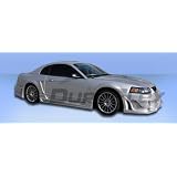 1999-2004 Ford Mustang Urethane Bomber Side Skirts by Extreme Dimensions