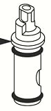 Moen 1248 2 handle replacement cartridge, high flow Roman tub for 4999 valve (Not CA / VT Compliant)