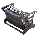 AVT61900 Media Filer Rack w/Sleeves for Desktop/File Drawer, 150-CD/DVD Capacity, Black