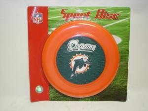 NEW Miami Dolphins Sport Disc NFL Frisbee Dog Toy