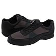 Rockport Mens 'Metro Edge' Leather/Mesh Casual Sneaker (13W Black/Dark Grey)