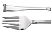 Gorham Column 3-Piece Stainless Flatware Hostess Set