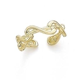 14k Swirl Toe Ring by 