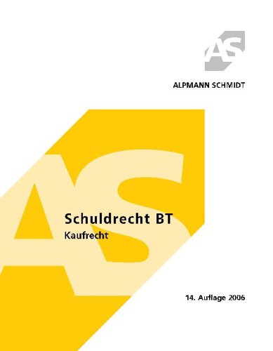 Schuldrecht BT 1. Kaufrecht