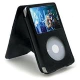 EzGear ezView Leather Case for iPod Classic 30GB/60GB/80GB/120GB/160GB (Black)