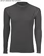 LE Tight Crew Compression Fit S/S Tact Wicking Tight Crew Blk L