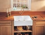 Franke Fireclay Apron Front Undermount or Drop-On Double Bowl Sink, White