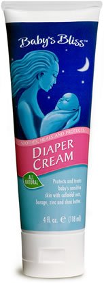 Baby's Bliss Diaper Cream, 4-Ounce Tube by Baby's Bliss