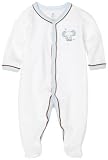 ABSORBA Baby-Boys Newborn So Cute Layette Basic Footie, White, 6/9